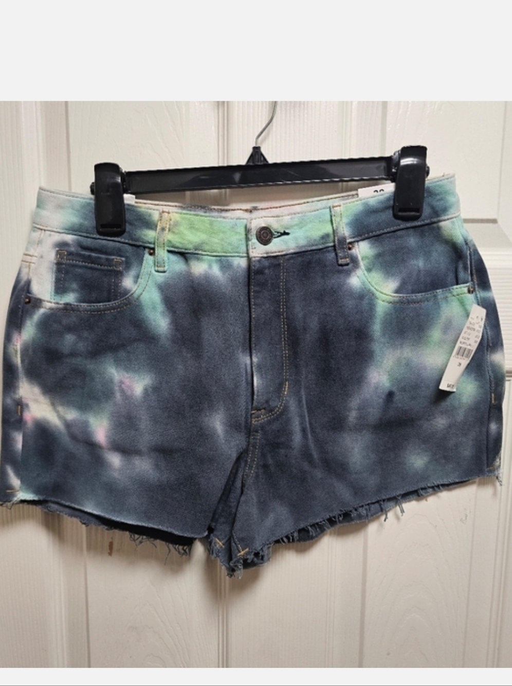 PacSun Demi Tie Dye High Rise Shorts Size 28 NWT - Picture 11 of 11